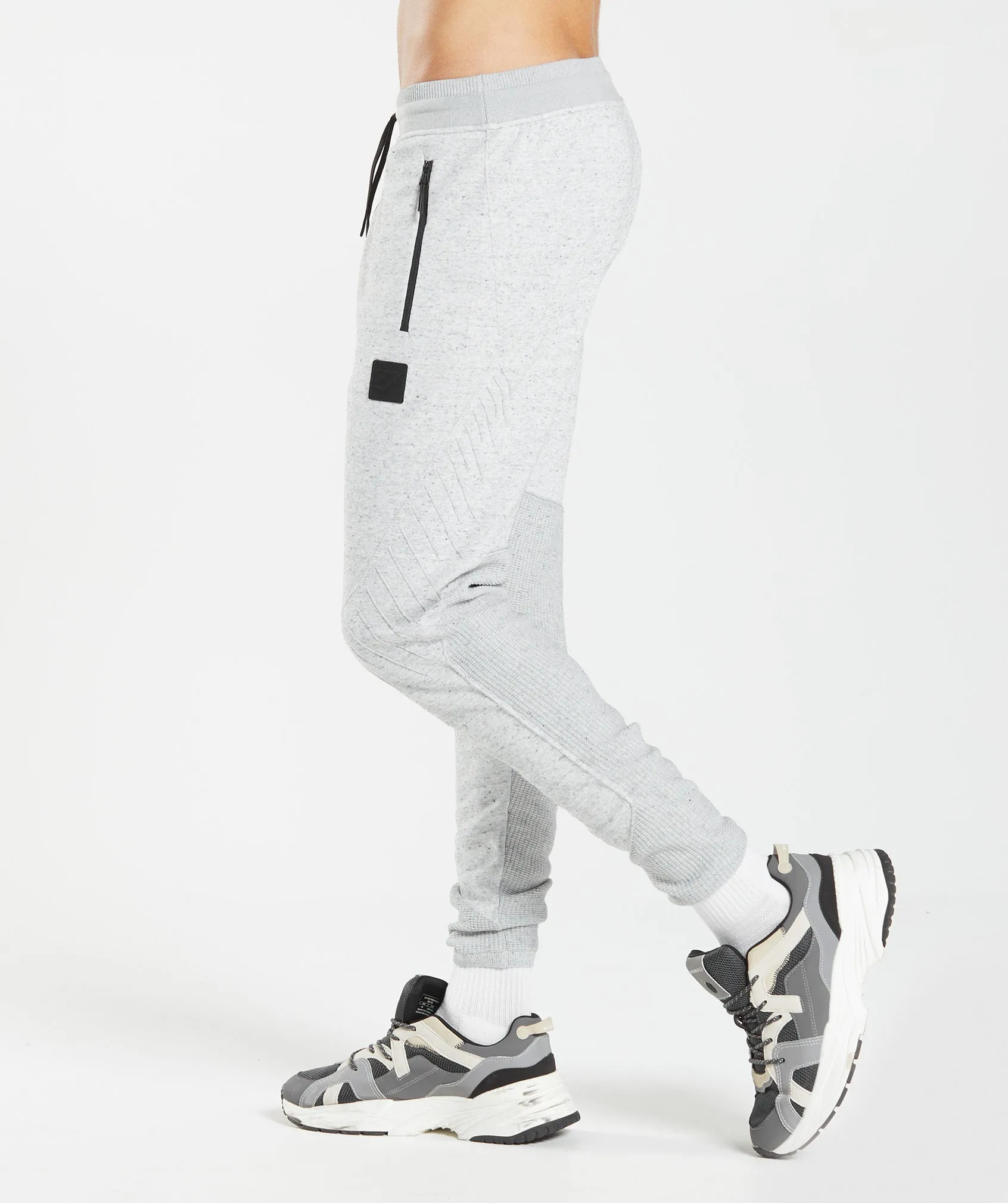 Gymshark Retake Knit Joggers - Light Grey Marl sold by Gymshark product image thumbnail 3