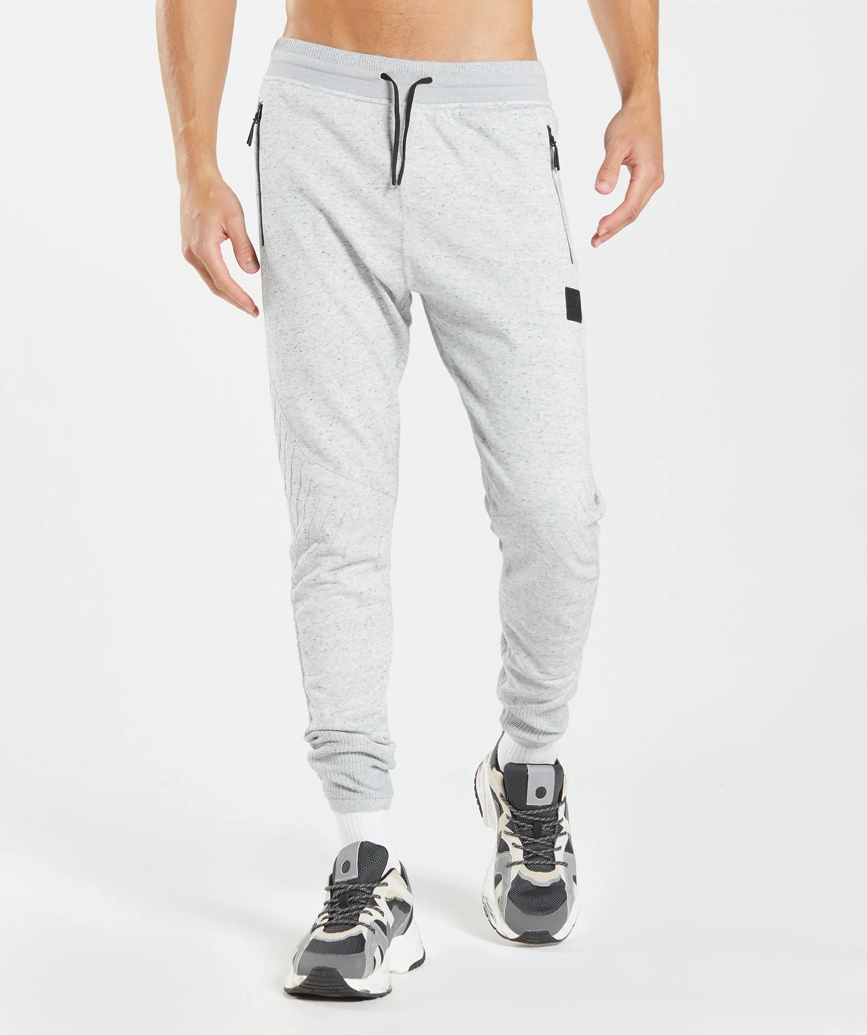Gymshark Retake Knit Joggers - Light Grey Marl sold by Gymshark