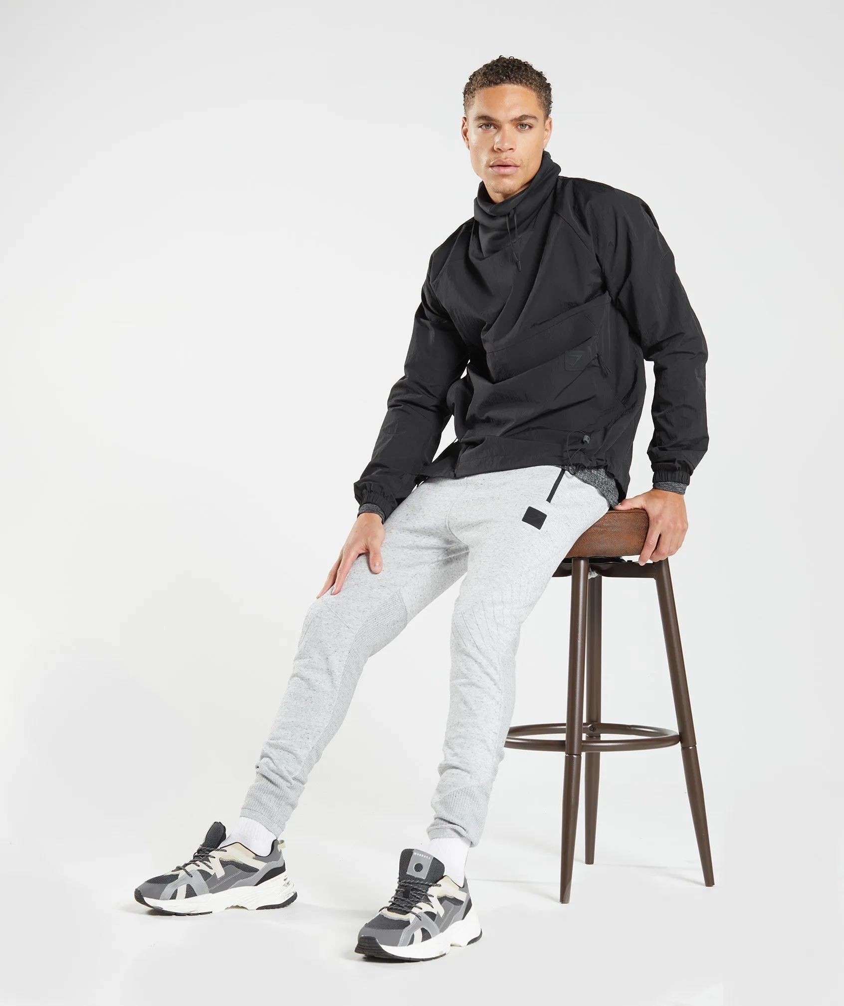 Gymshark Retake Knit Joggers - Light Grey Marl sold by Gymshark product image thumbnail 4