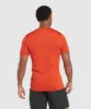 Gymshark Sport Seamless T-Shirt - Electric Orange/Rust Red sold by Gymshark