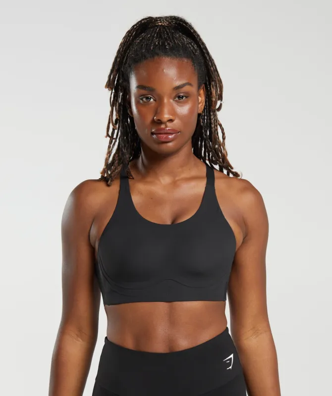 Gymshark Cross Back Sports Bra - Black sold by Gymshark