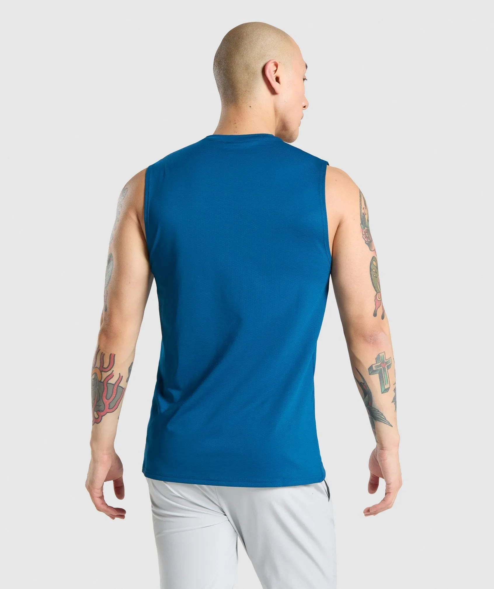 Gymshark Arrival Sleeveless Tee - Petrol Blue sold by Gymshark product image thumbnail 2