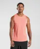 Gymshark Arrival Marl Tank - Orange/White Marl sold by Gymshark