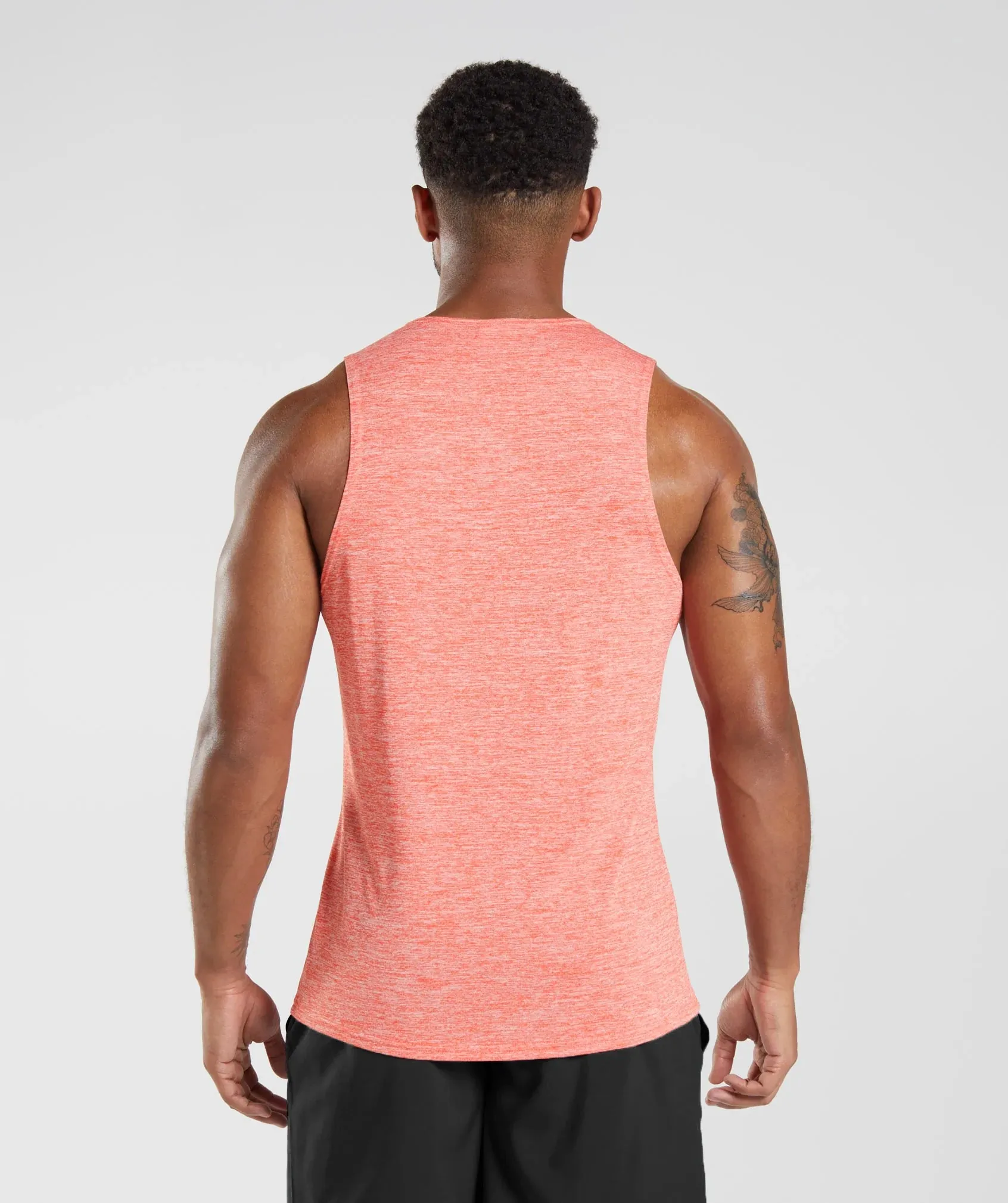 Gymshark Arrival Marl Tank - Orange/White Marl sold by Gymshark product image thumbnail 2