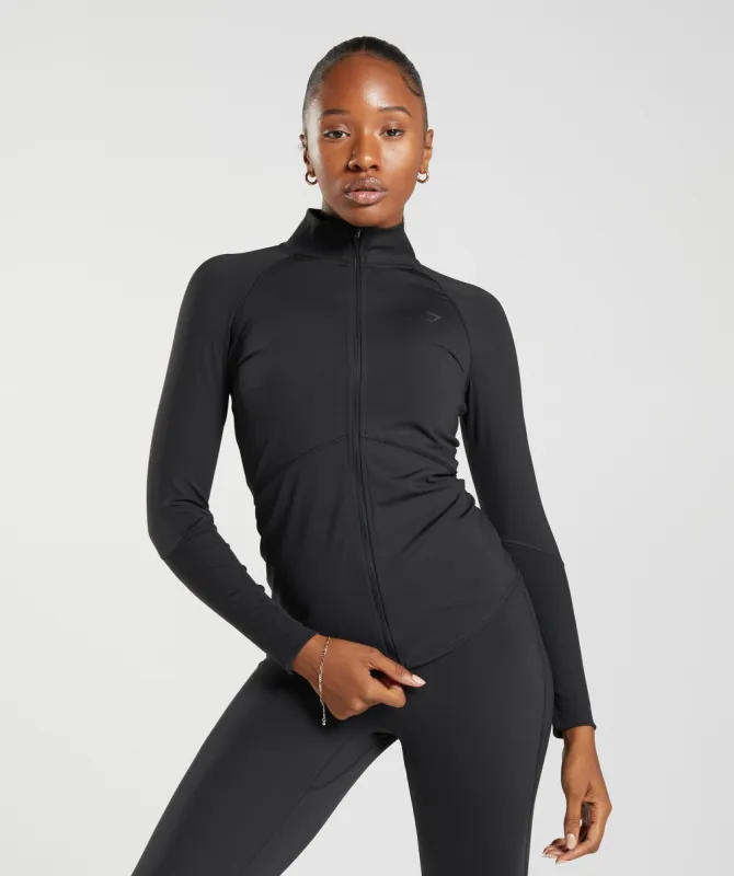 Gymshark Elevate Zip Jacket - Black sold by Gymshark