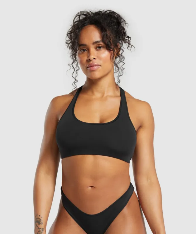 Gymshark Cotton Bralette - Black sold by Gymshark