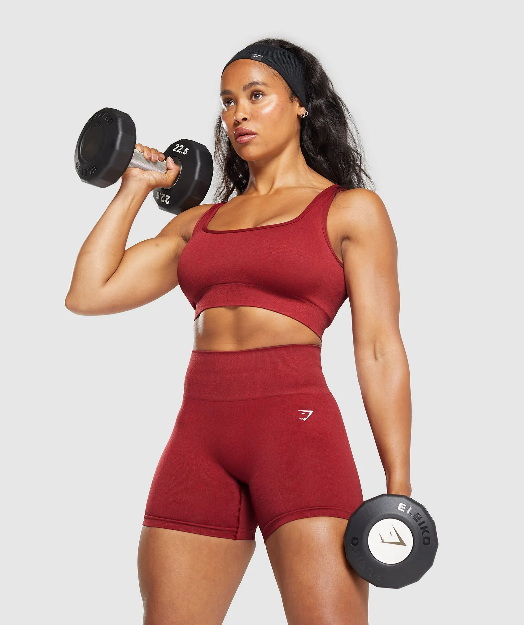 Gymshark Adapt Fleck Sports Bra - Reps Red/Conditioning Red sold by Gymshark product image thumbnail 4