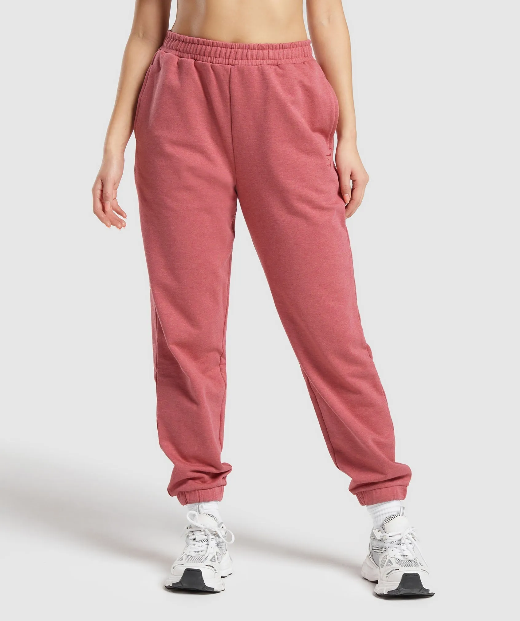 Gymshark Rest Day Sweats Joggers - Heritage Pink Marl sold by Gymshark