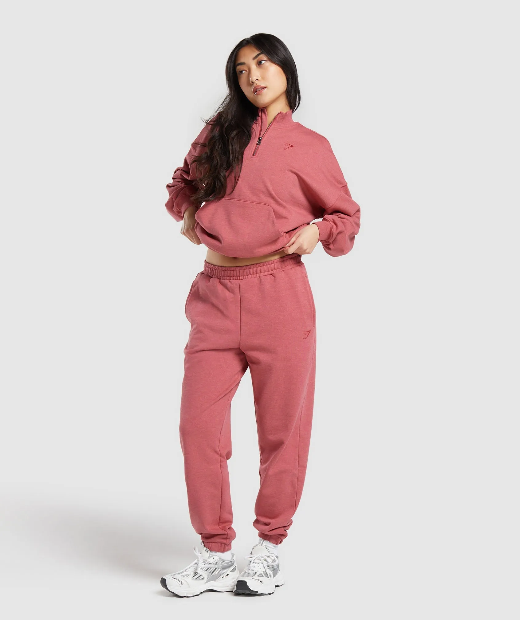 Gymshark Rest Day Sweats Joggers - Heritage Pink Marl sold by Gymshark product image thumbnail 4