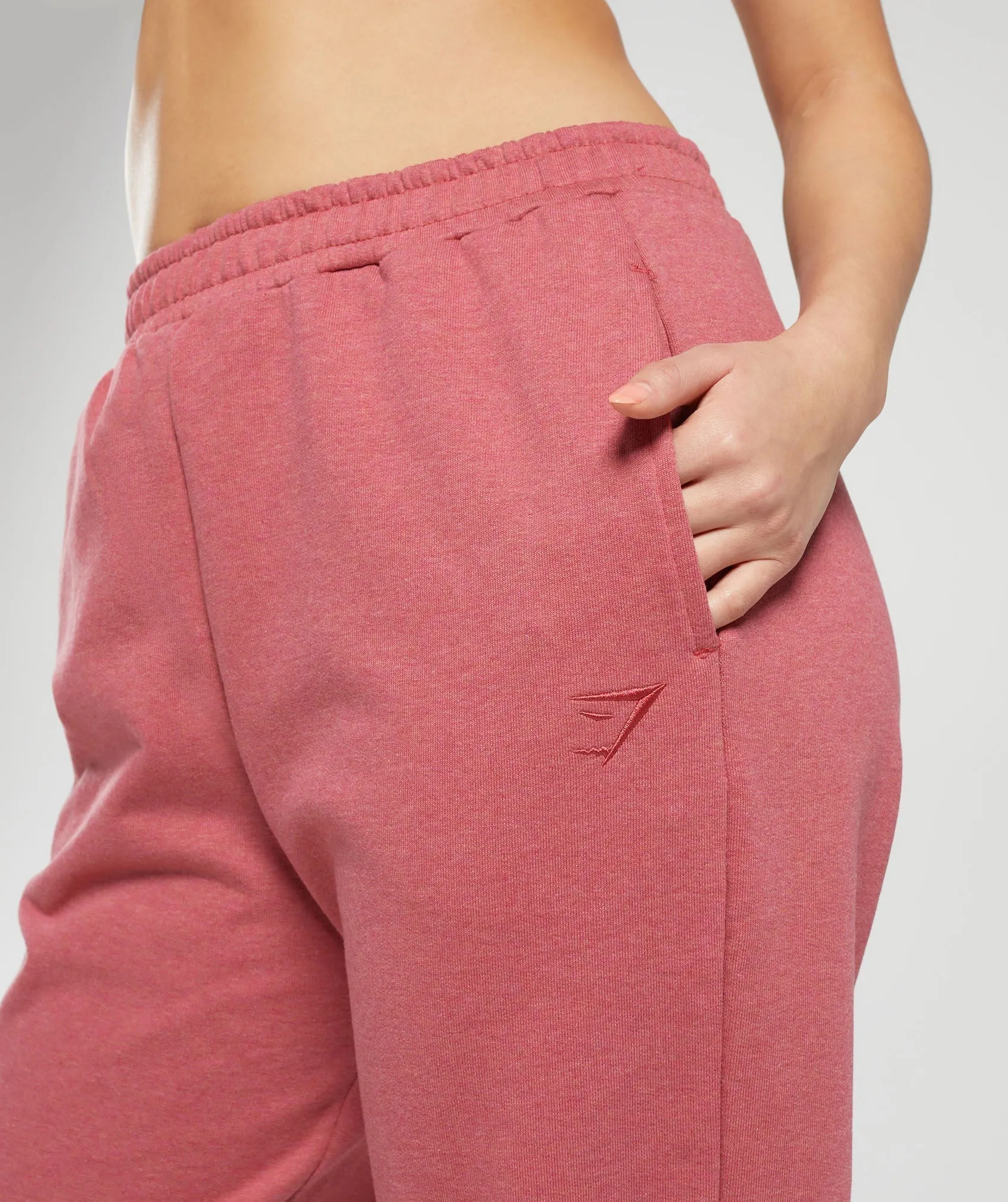 Gymshark Rest Day Sweats Joggers - Heritage Pink Marl sold by Gymshark product image thumbnail 5