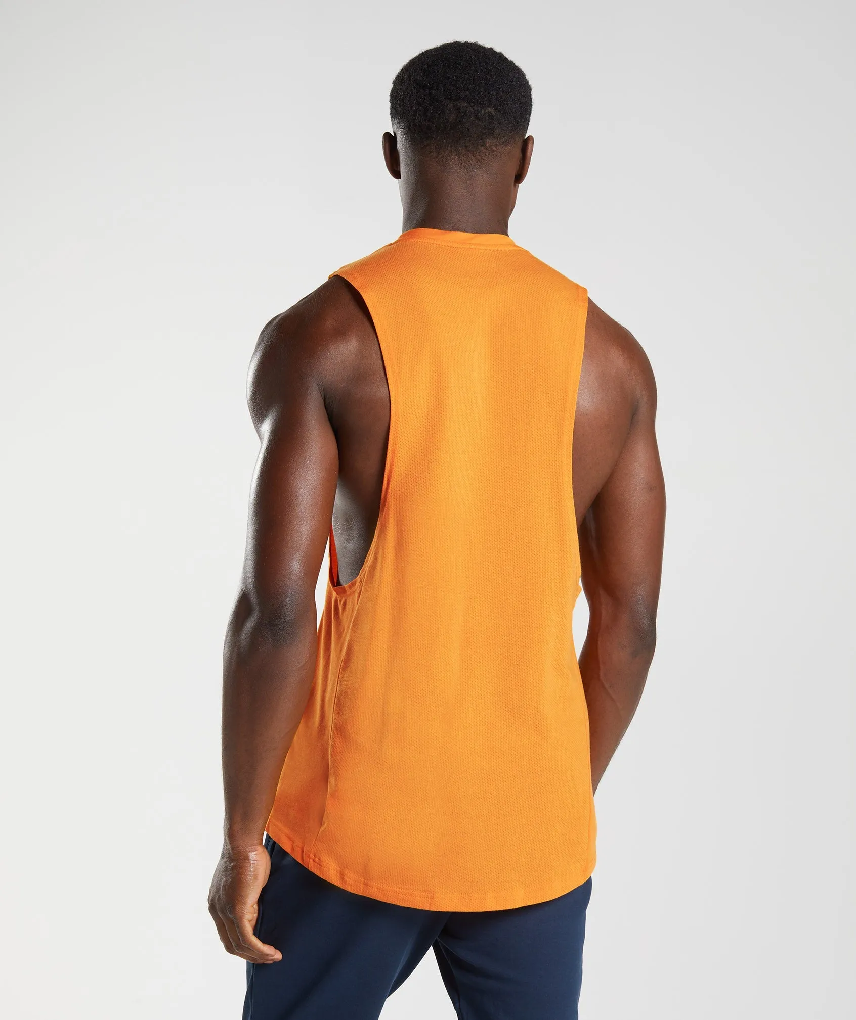 Gymshark React Drop Arm Tank - Sunburst Orange sold by Gymshark product image thumbnail 2