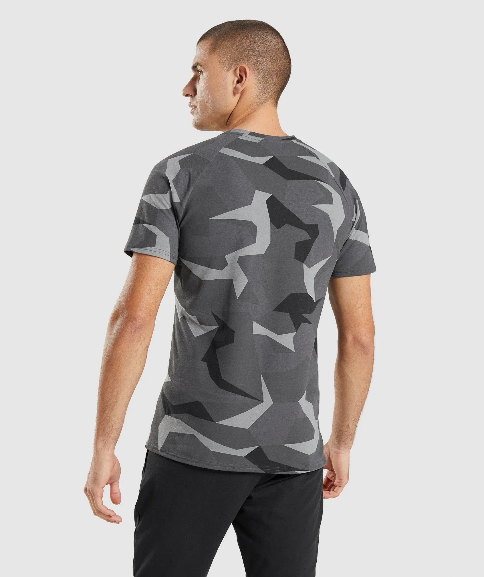 Gymshark Critical T-Shirt - Black Print sold by Gymshark product image thumbnail 2