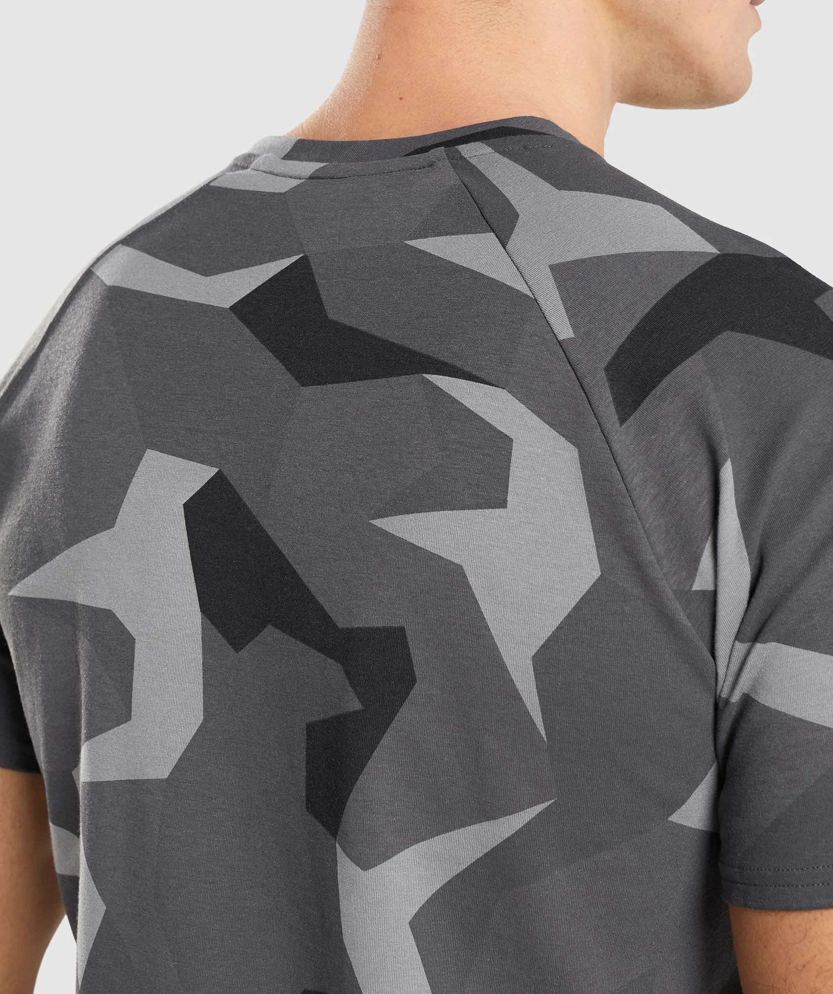 Gymshark Critical T-Shirt - Black Print sold by Gymshark product image thumbnail 5