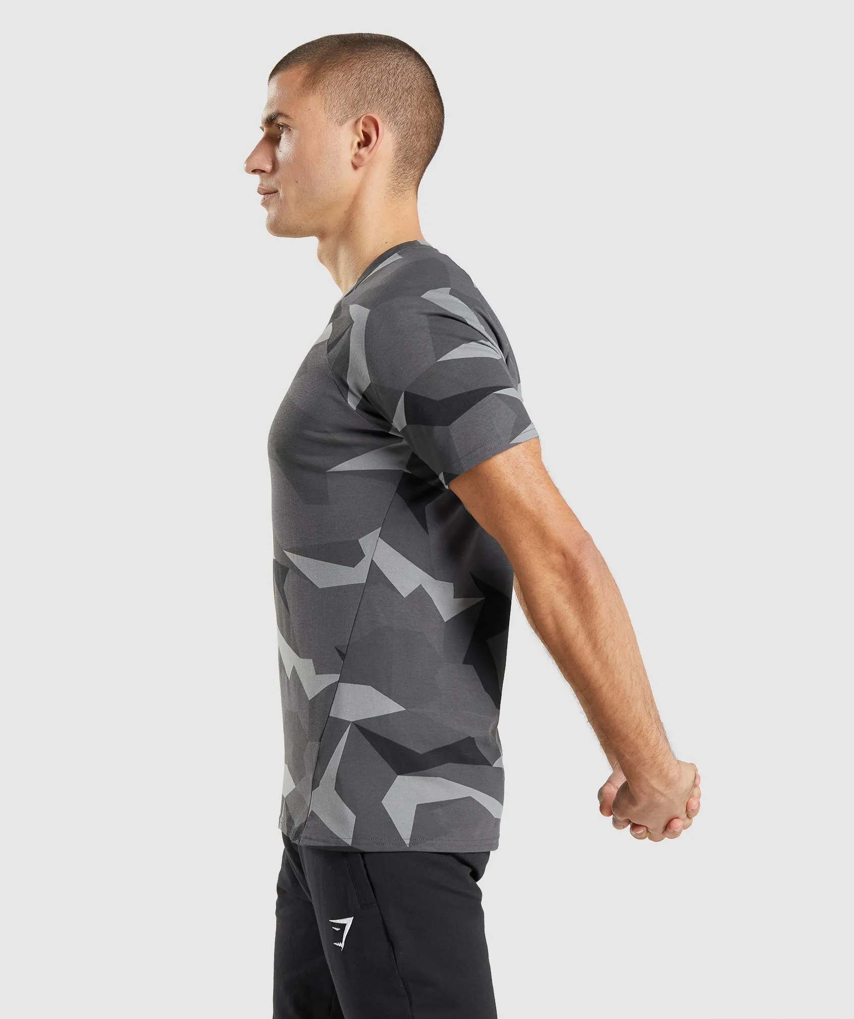 Gymshark Critical T-Shirt - Black Print sold by Gymshark product image thumbnail 3