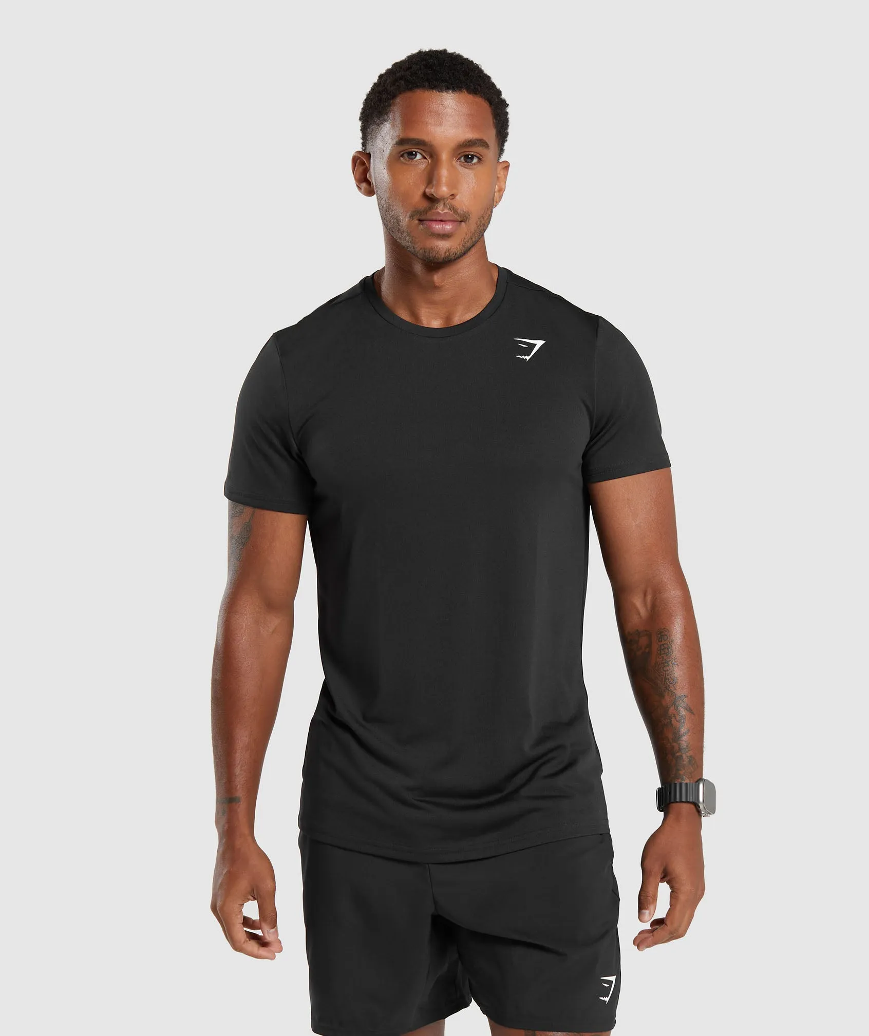 Gymshark Arrival T-Shirt - Black sold by Gymshark