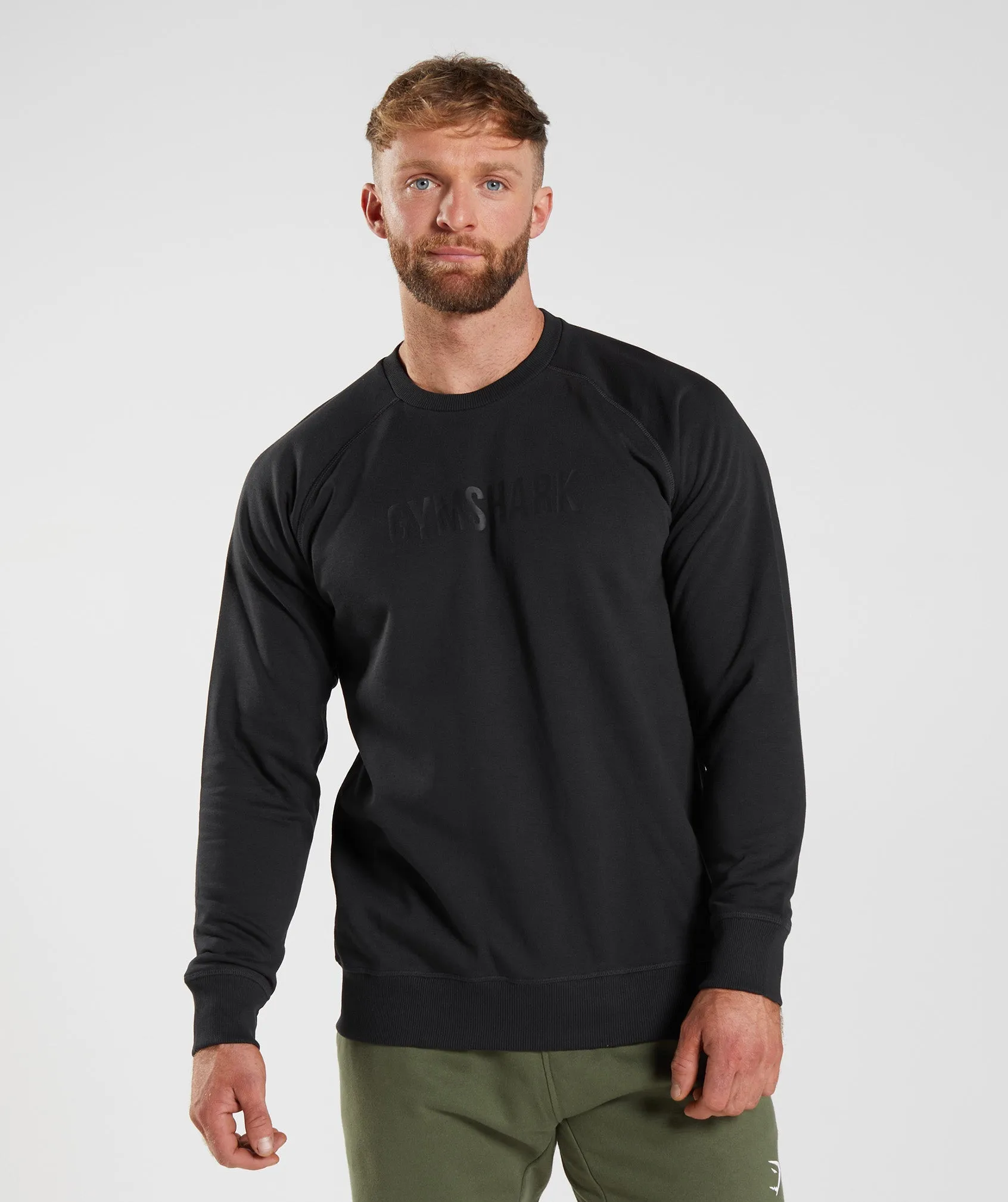 Gymshark Apollo Crew - Black sold by Gymshark