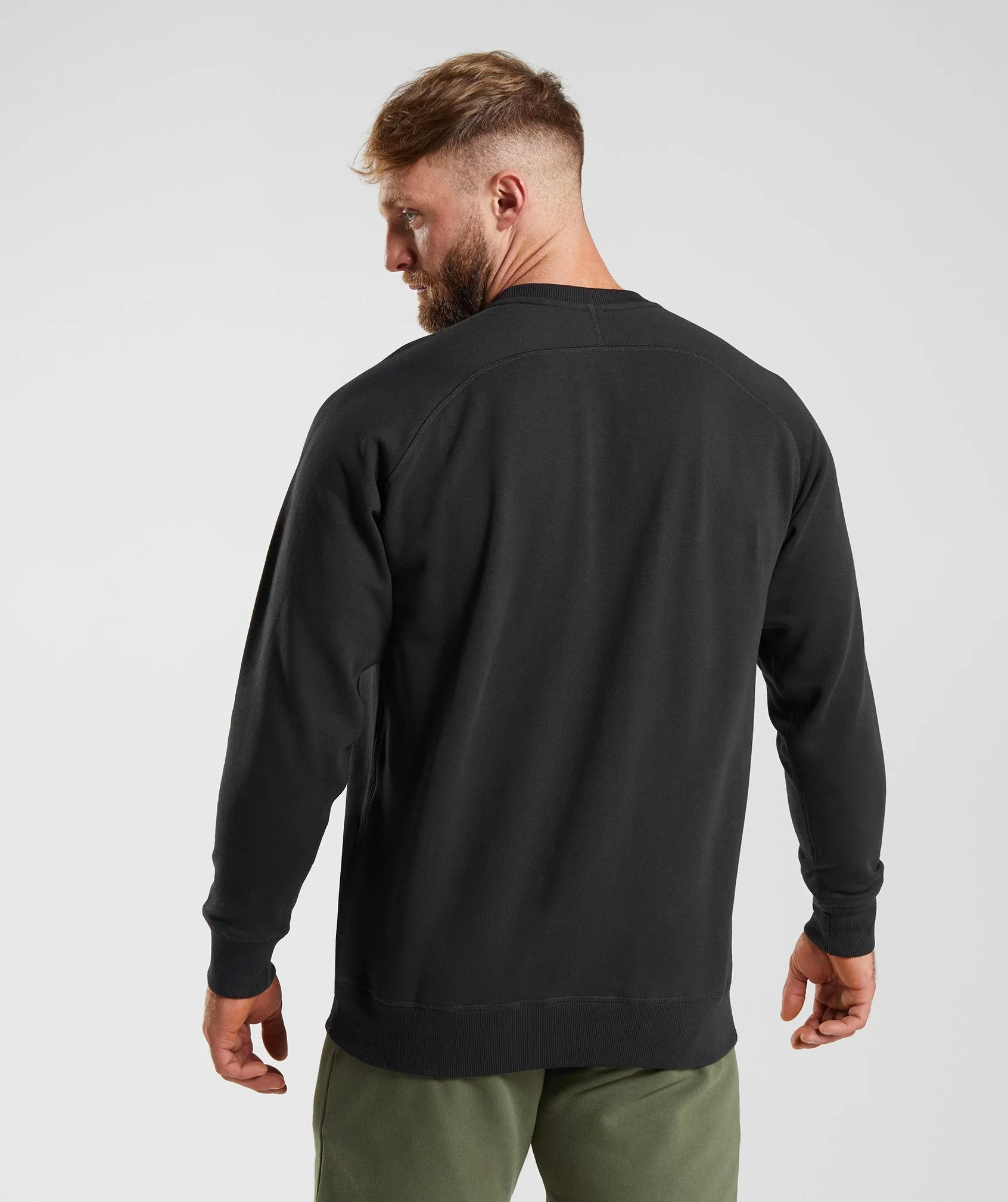 Gymshark Apollo Crew - Black sold by Gymshark product image thumbnail 2