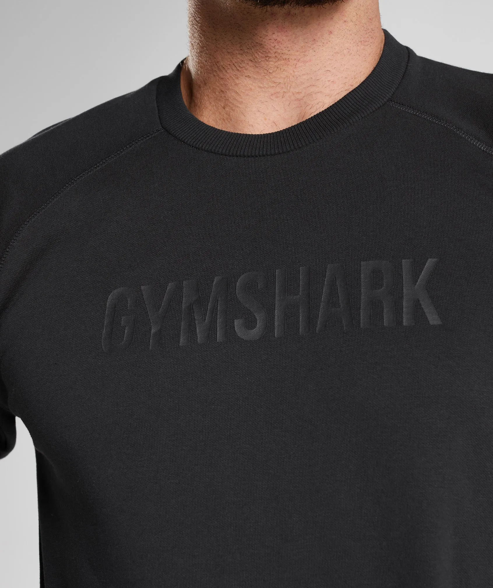 Gymshark Apollo Crew - Black sold by Gymshark product image thumbnail 3
