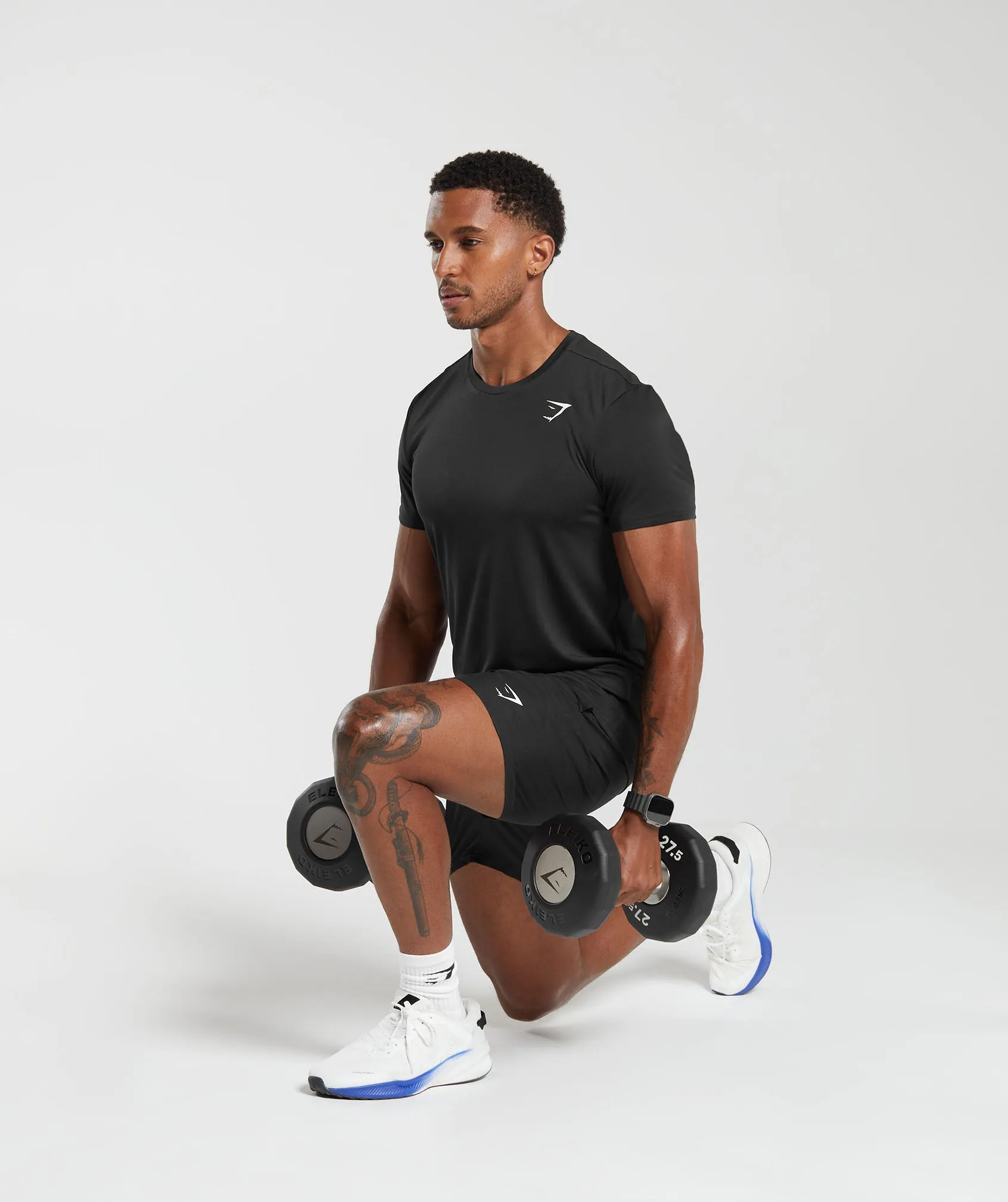 Gymshark Arrival T-Shirt - Black sold by Gymshark product image thumbnail 4