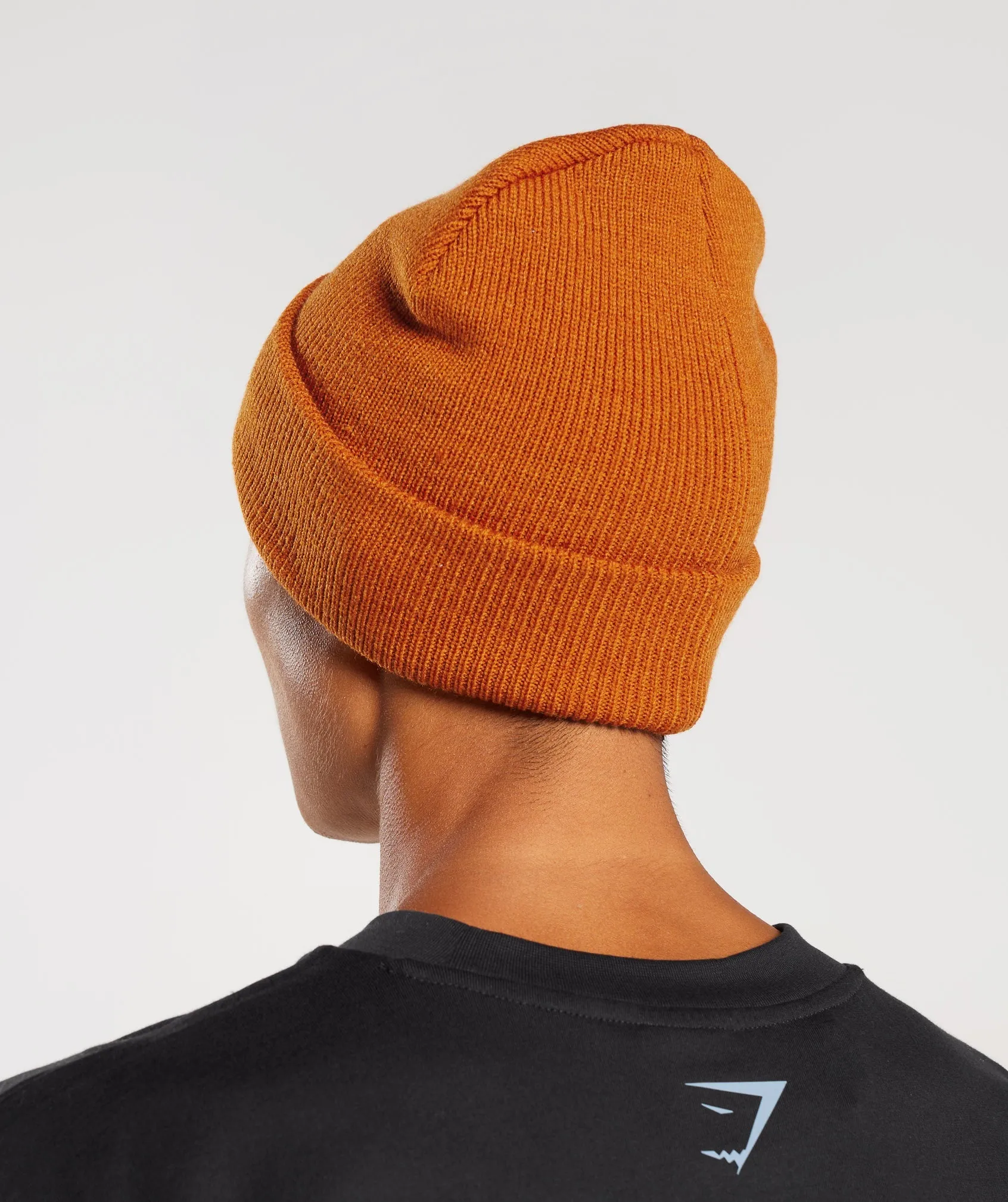 Gymshark Sharkhead Beanie - Charred Orange sold by Gymshark product image thumbnail 4