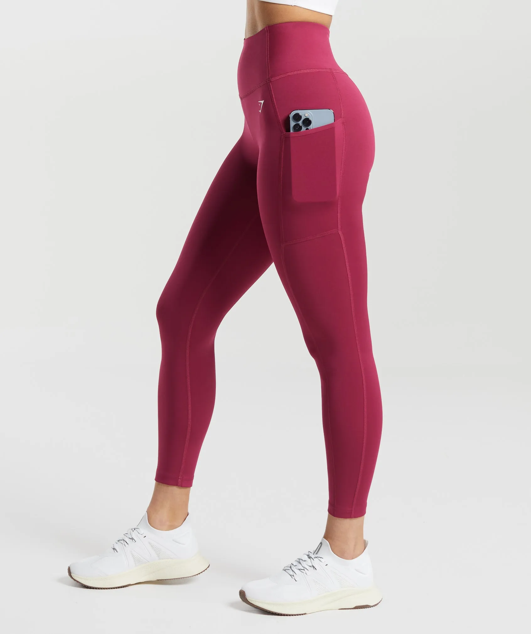 Gymshark Pocket Leggings - Raspberry Pink sold by Gymshark