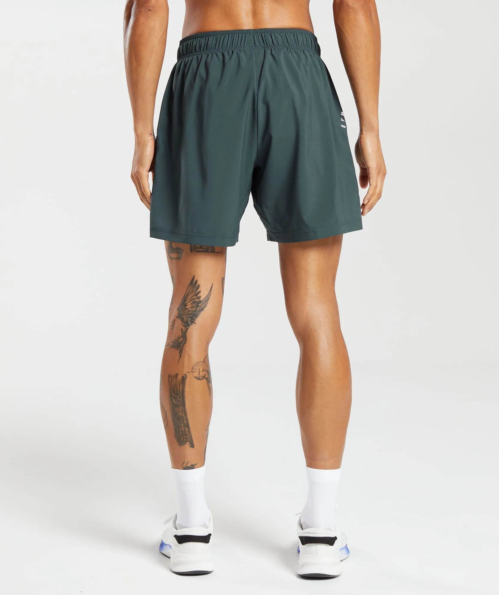 Gymshark Sport 7" Shorts - Fog Green/Black sold by Gymshark product image thumbnail 2