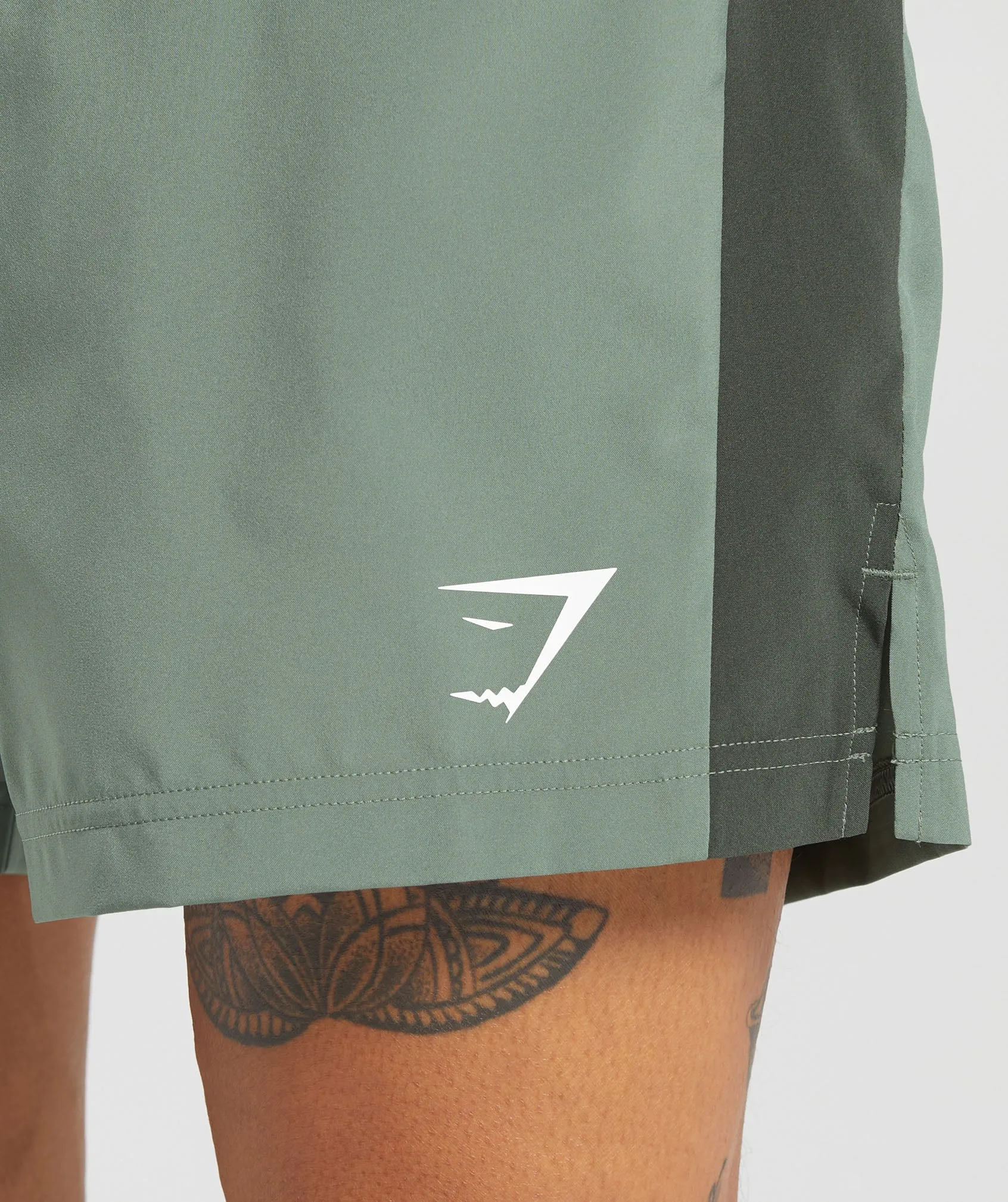 Gymshark Sport 7" Shorts - Unit Green/Strength Green sold by Gymshark product image thumbnail 5