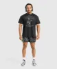 Gymshark Printed Lifting Mesh 5" Shorts - Black sold by Gymshark