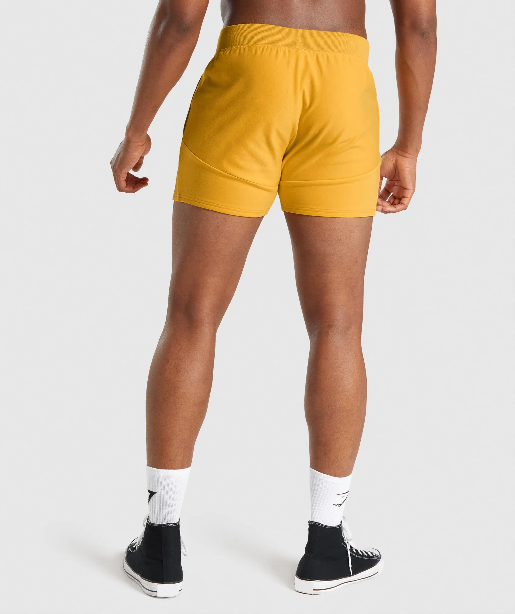 Gymshark Chalk 5" Quad Shorts - Yellow sold by Gymshark product image thumbnail 2