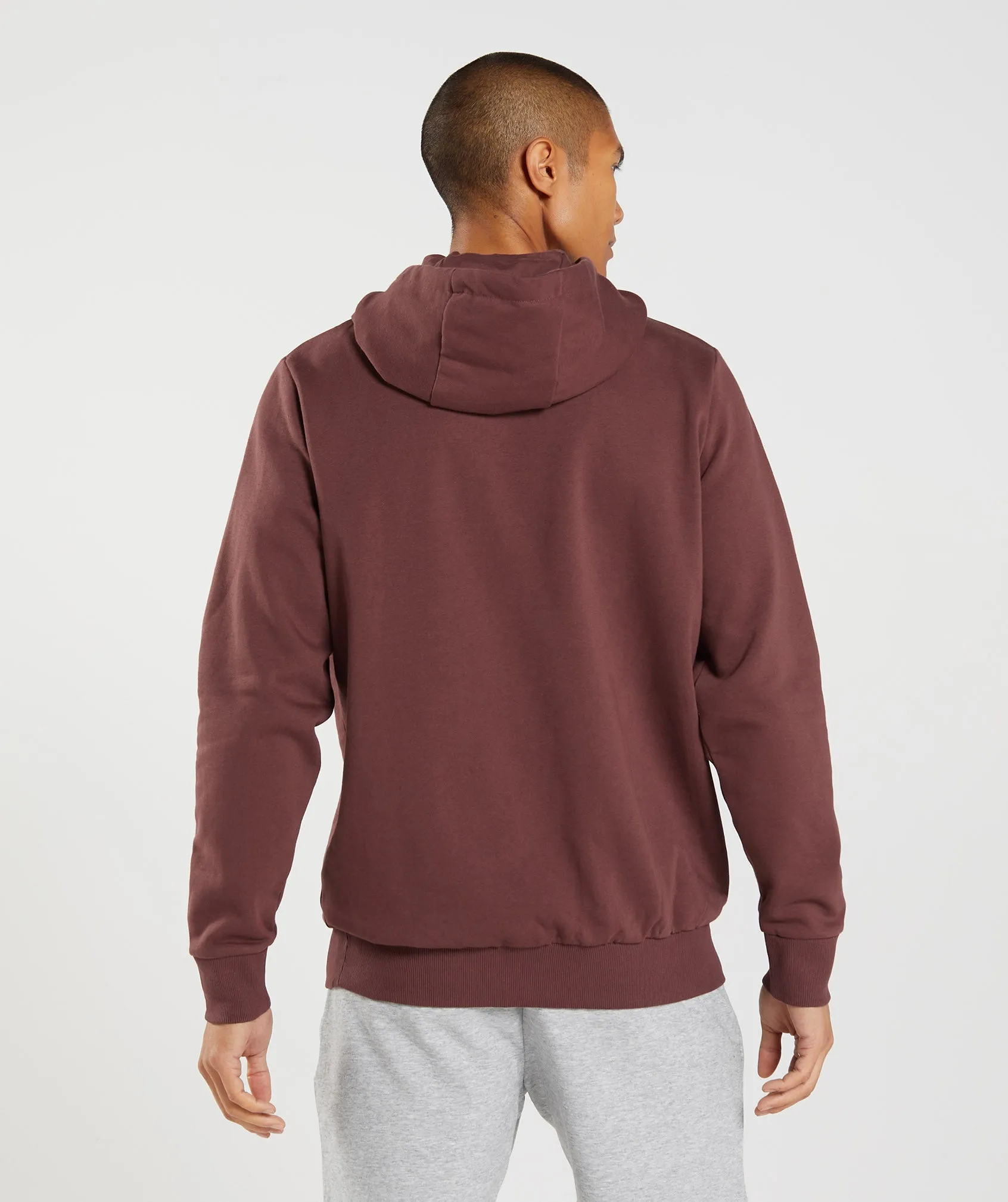 Gymshark Block Hoodie - Cherry Brown sold by Gymshark product image thumbnail 2