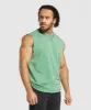 Gymshark Heritage Washed Cut Off T-Shirt - Lagoon Green sold by Gymshark