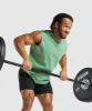 Gymshark Heritage Washed Cut Off T-Shirt - Lagoon Green sold by Gymshark
