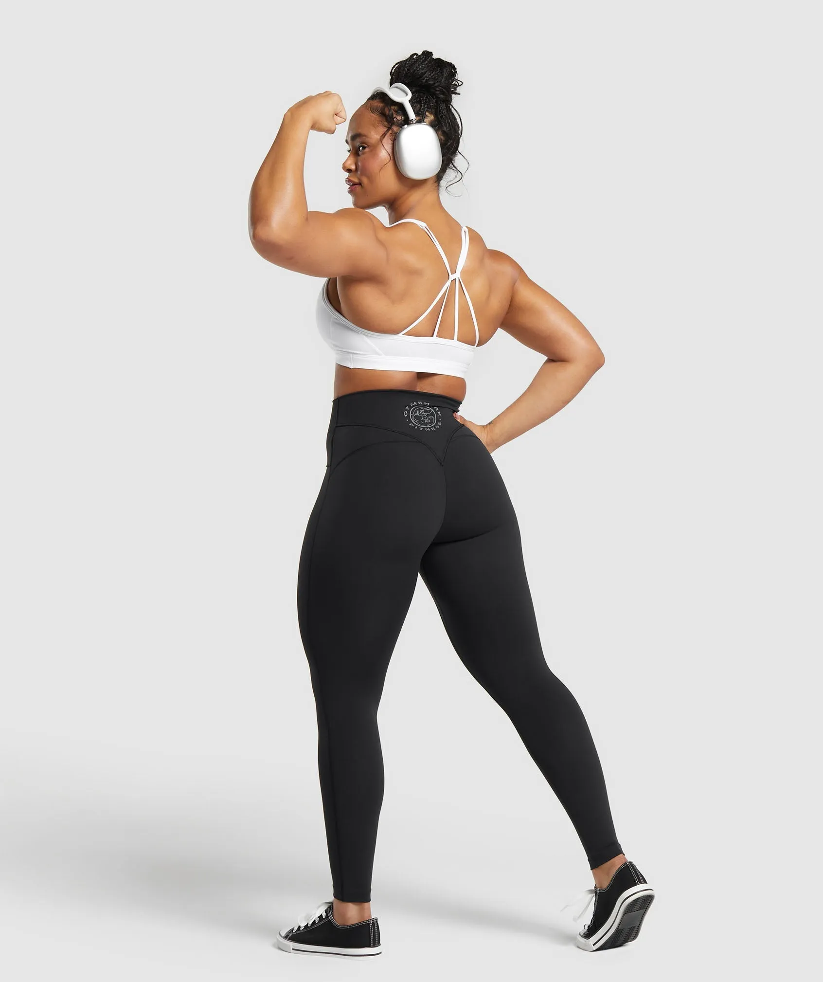 Gymshark Legacy Short Leggings - Black sold by Gymshark product image thumbnail 4