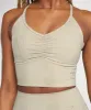 Gymshark Elevate Longline Sports Bra - Sandy Brown sold by Gymshark