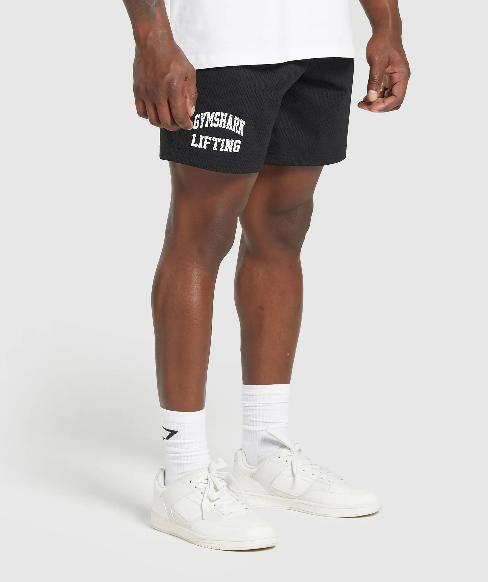 Gymshark Lifting Mesh 7" Shorts - Black sold by Gymshark product image thumbnail 3