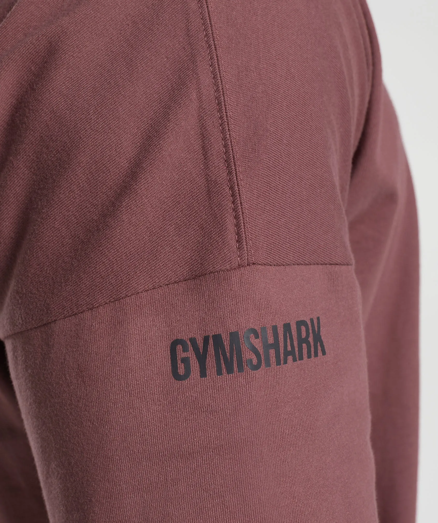 GS x David Laid Oversized Long Sleeve T-Shirt - Magenta Brown sold by Gymshark product image thumbnail 5