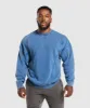 Gymshark Heritage Washed Crew - Vintage Blue sold by Gymshark