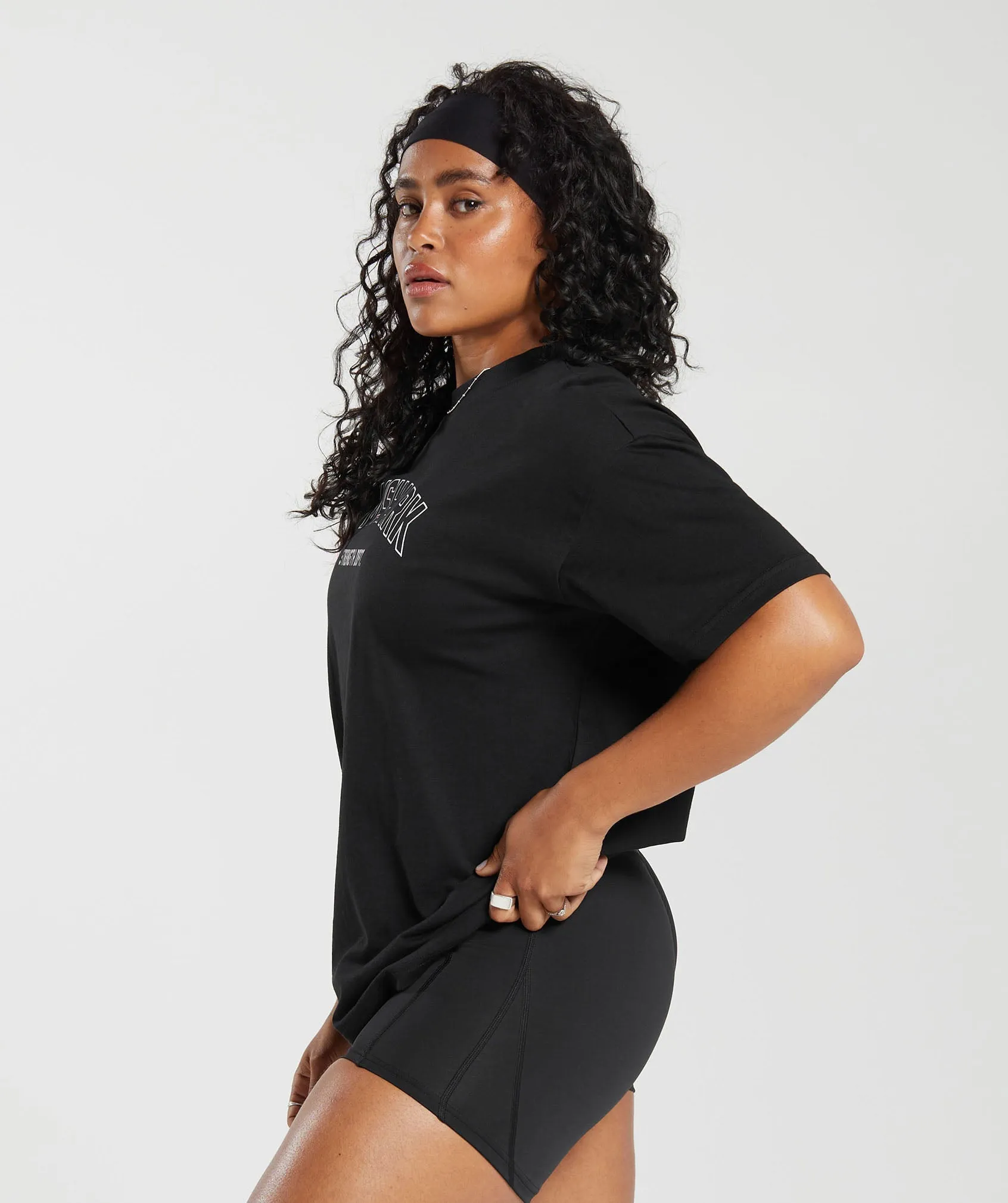 Gymshark Strength Department Oversized T-Shirt - Black sold by Gymshark product image thumbnail 2