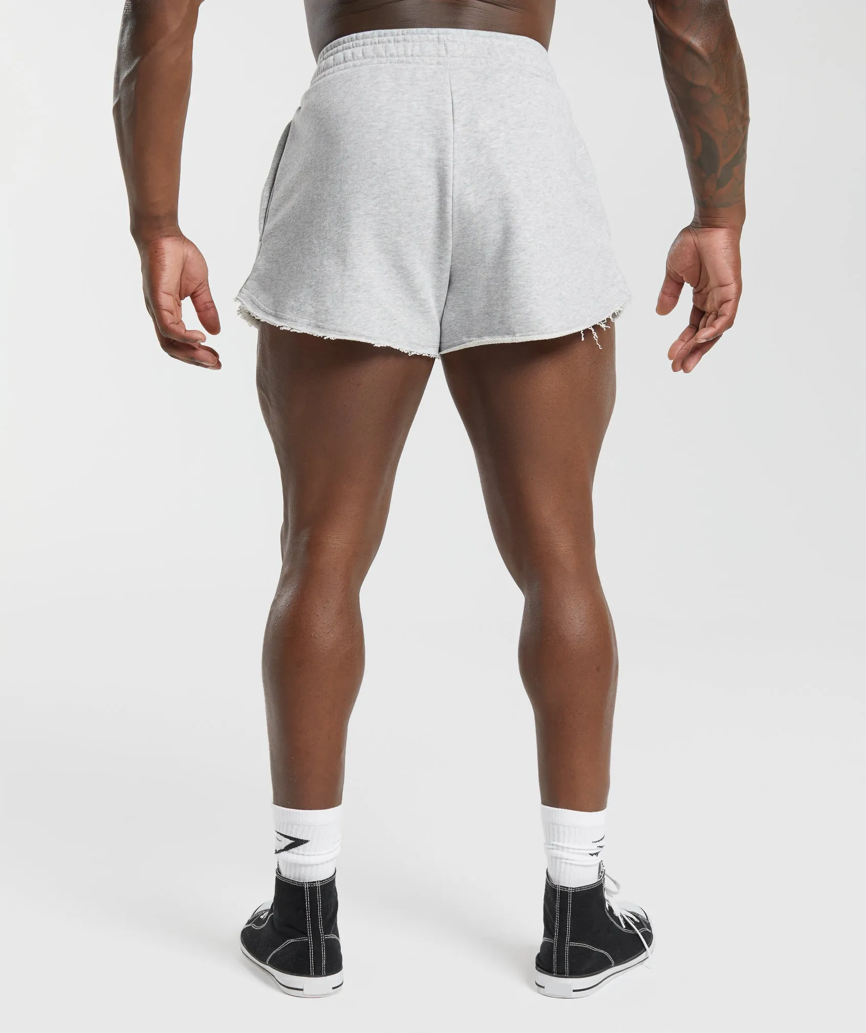 Gymshark Legacy 4" Shorts - Light Grey Marl sold by Gymshark product image thumbnail 2
