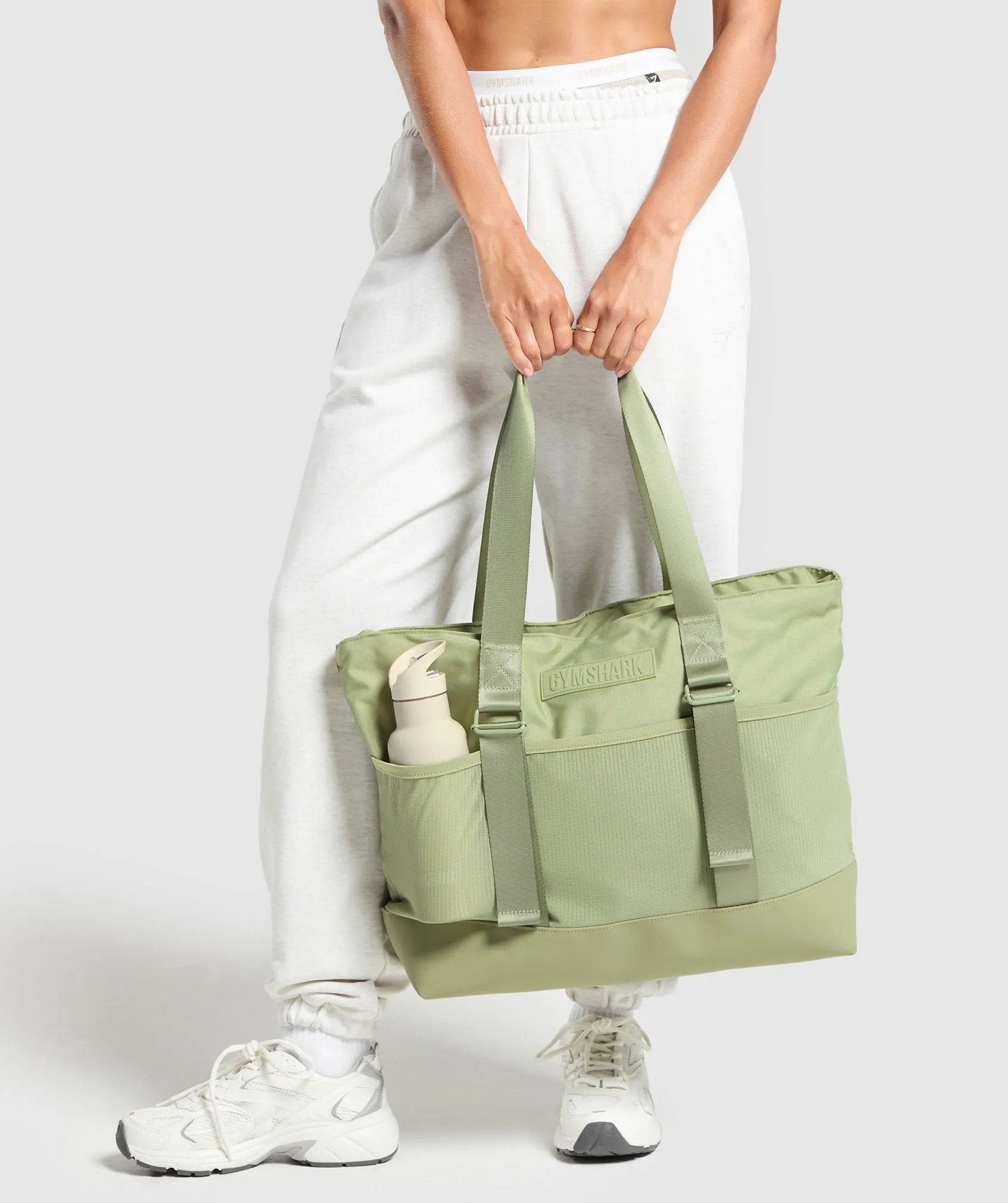 Gymshark Everyday Tote - Natural Sage Green sold by Gymshark product image thumbnail 2