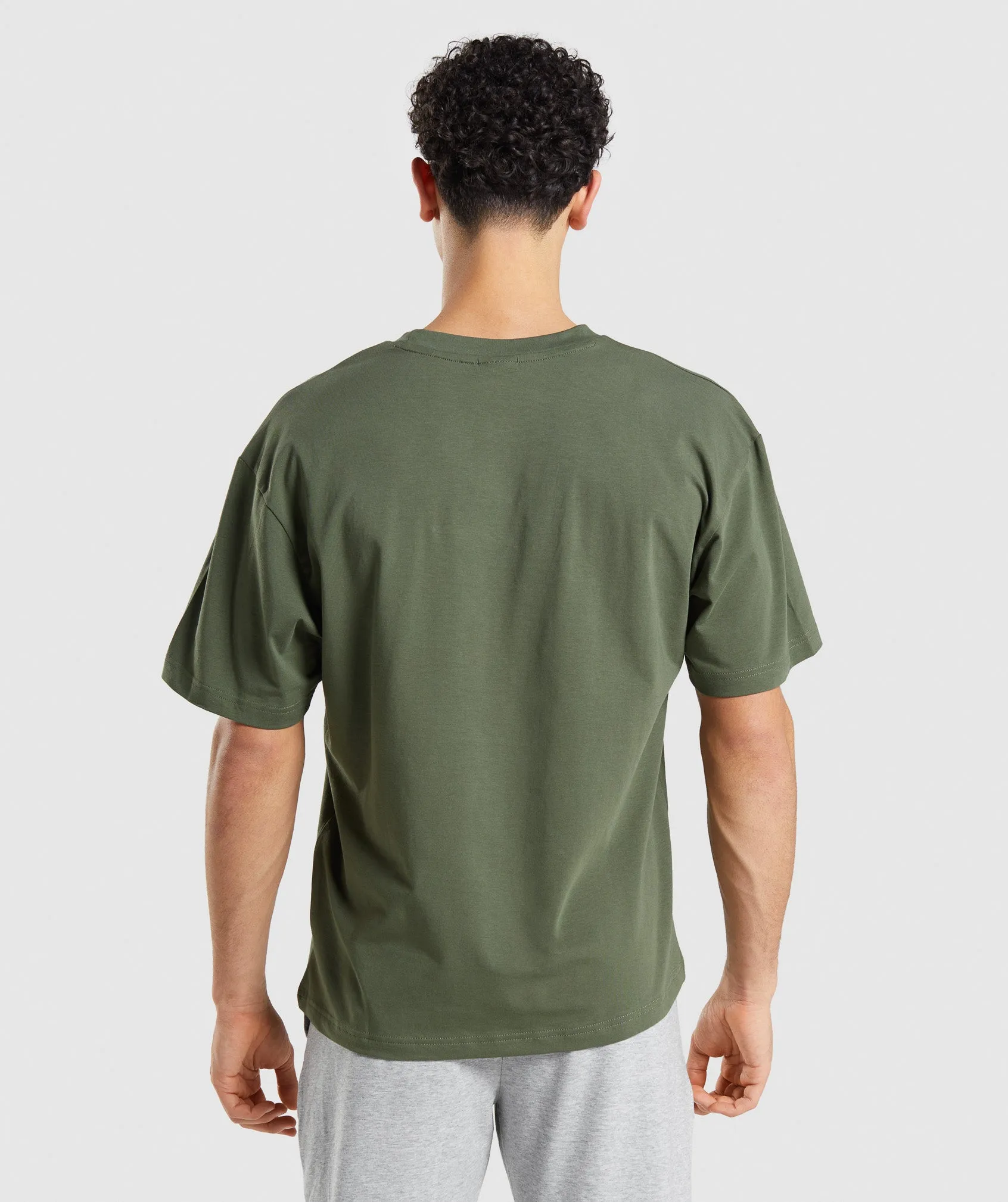 Gymshark Essential Oversized T-Shirt - Core Olive sold by Gymshark product image thumbnail 2