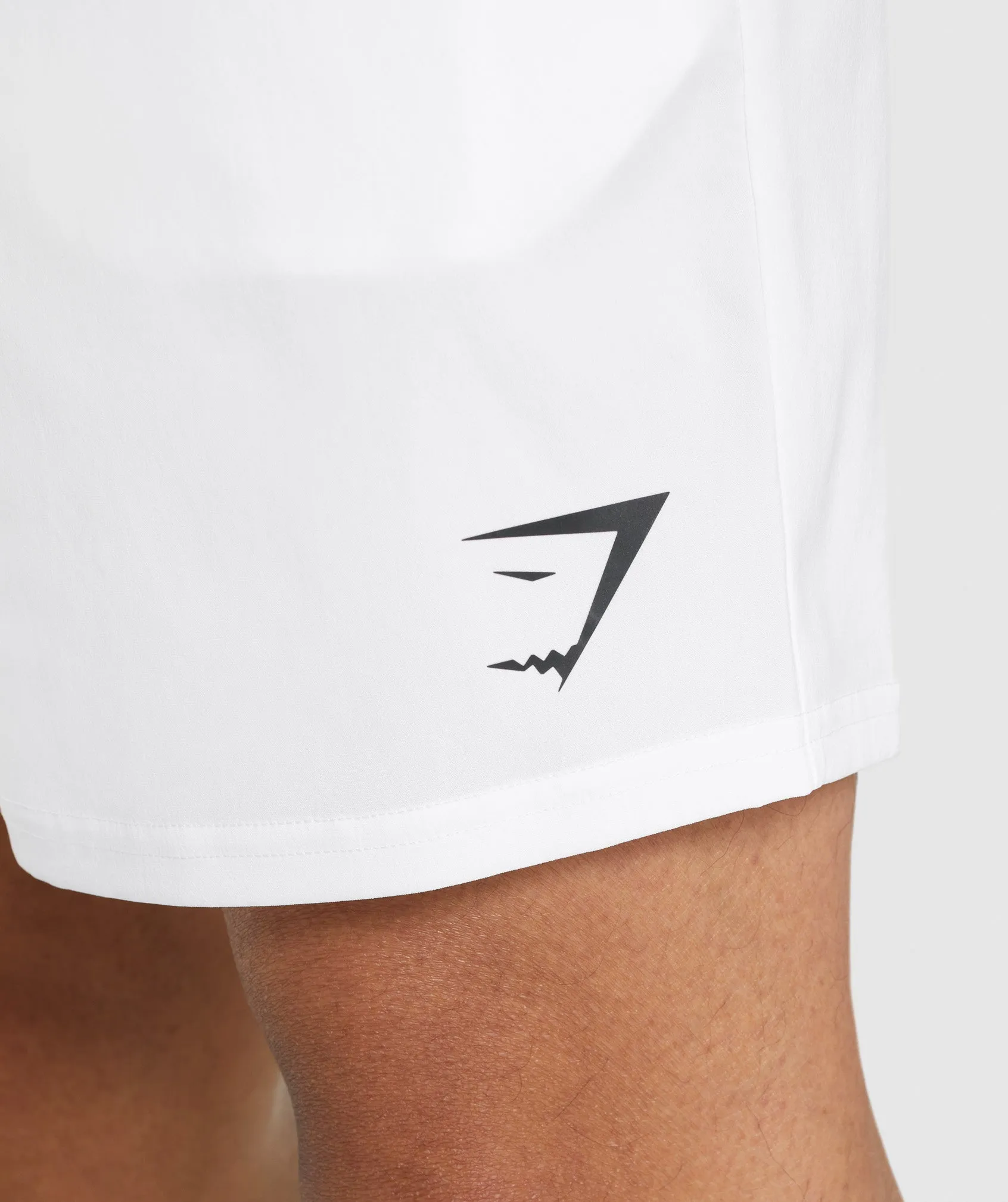 Gymshark Arrival 7" Shorts - White sold by Gymshark product image thumbnail 5
