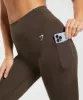 Gymshark Pocket Leggings - Archive Brown sold by Gymshark