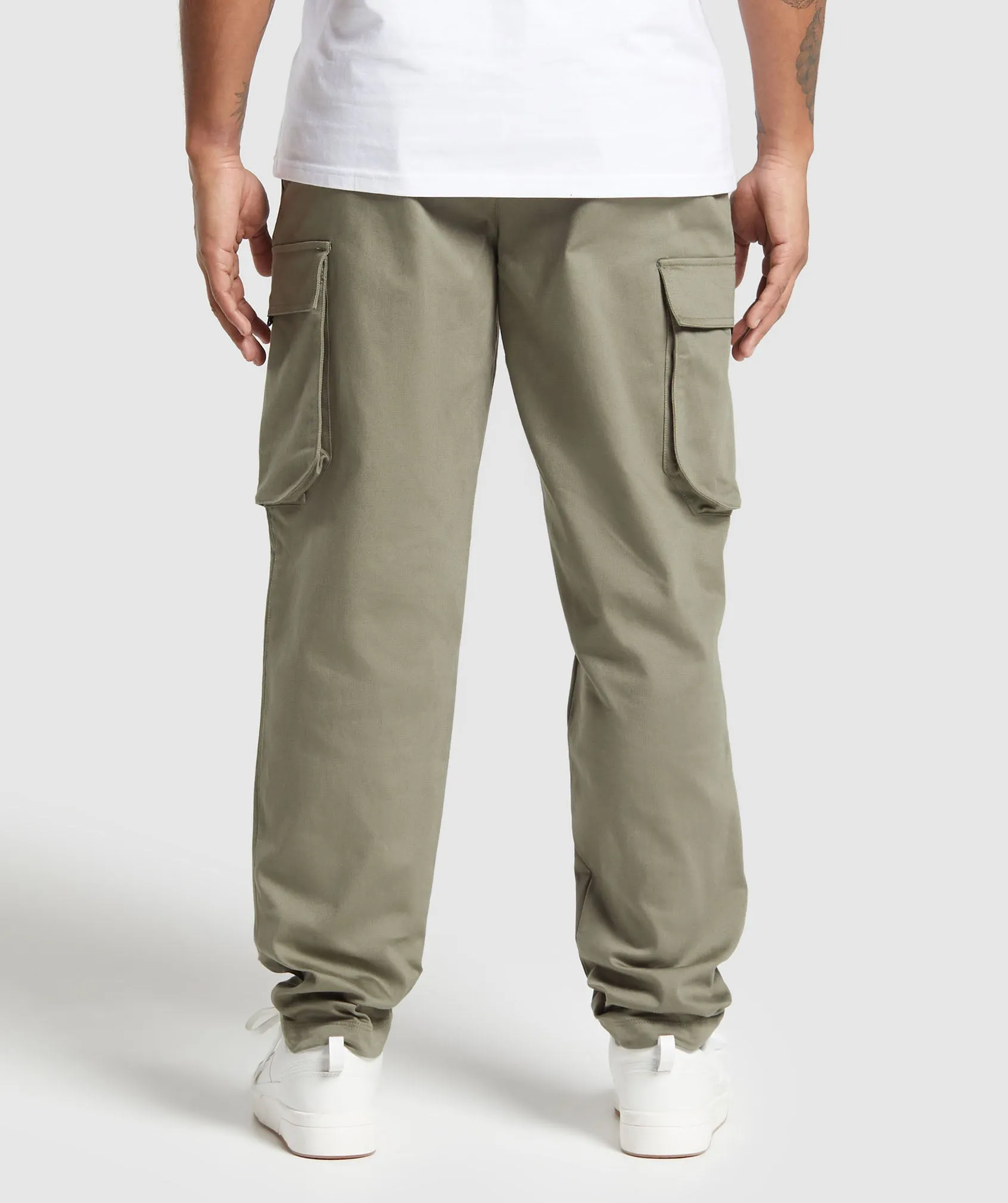 Gymshark Rest Day Woven Cargo Pants - Utility Green sold by Gymshark product image thumbnail 2