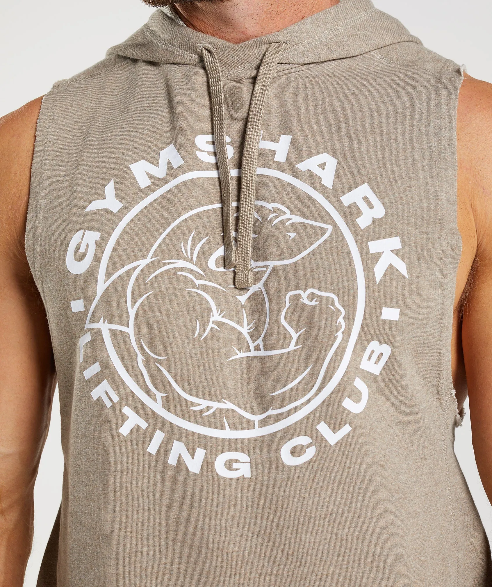 Gymshark Legacy Drop Arm Hoodie - Limestone Marl sold by Gymshark product image thumbnail 5