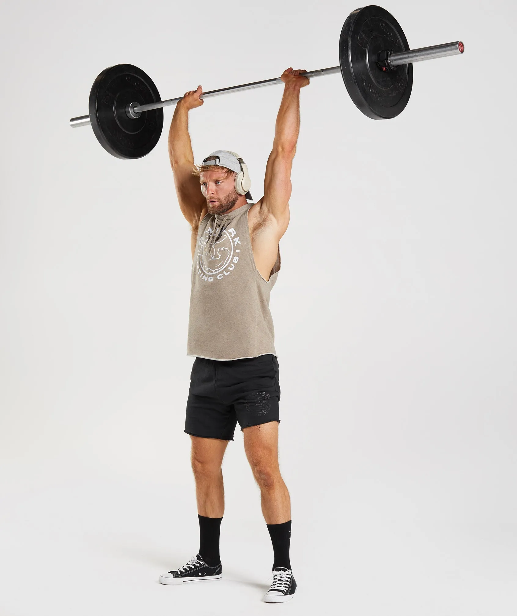 Gymshark Legacy Drop Arm Hoodie - Limestone Marl sold by Gymshark product image thumbnail 4