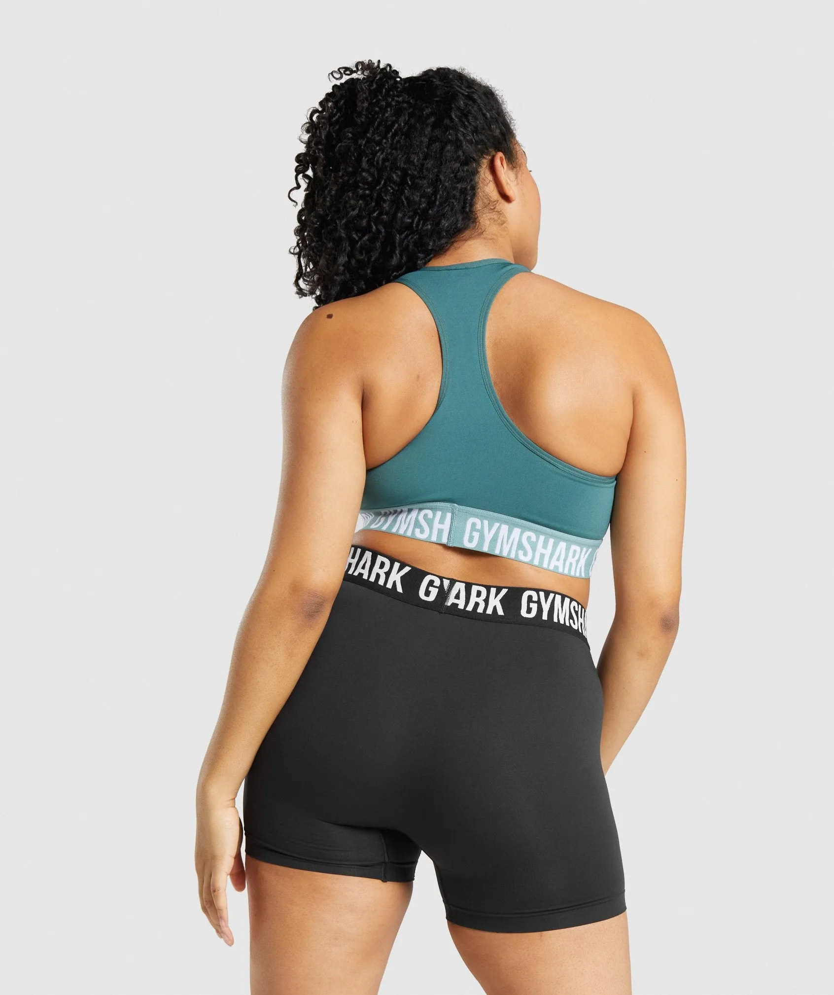 Gymshark Fit Seamless Sports Bra - Dark Green sold by Gymshark product image thumbnail 2