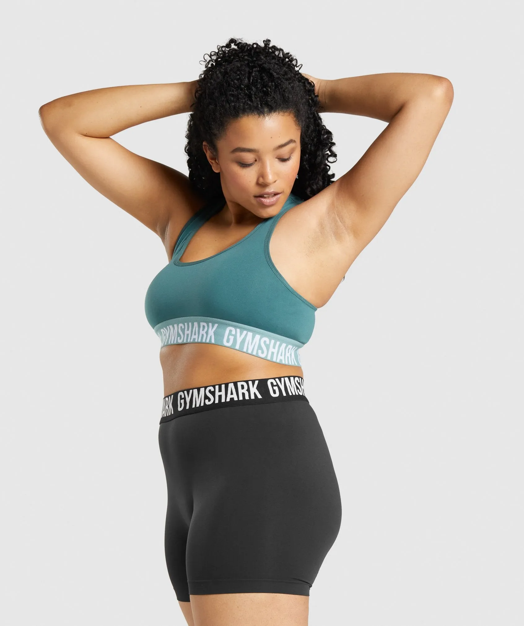 Gymshark Fit Seamless Sports Bra - Dark Green sold by Gymshark product image thumbnail 3