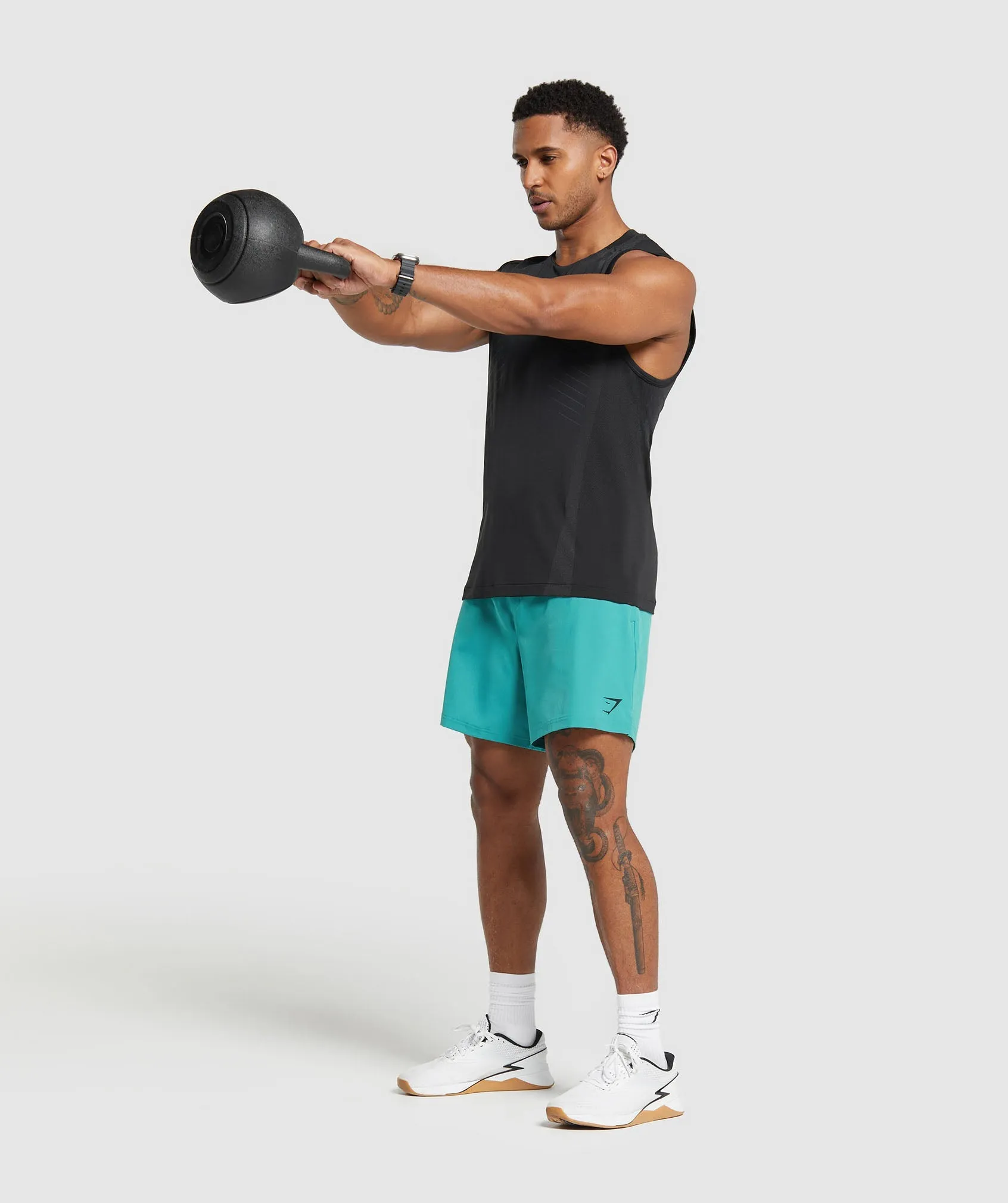 Gymshark Land to Water 6" Shorts - Bondi Teal sold by Gymshark product image thumbnail 4