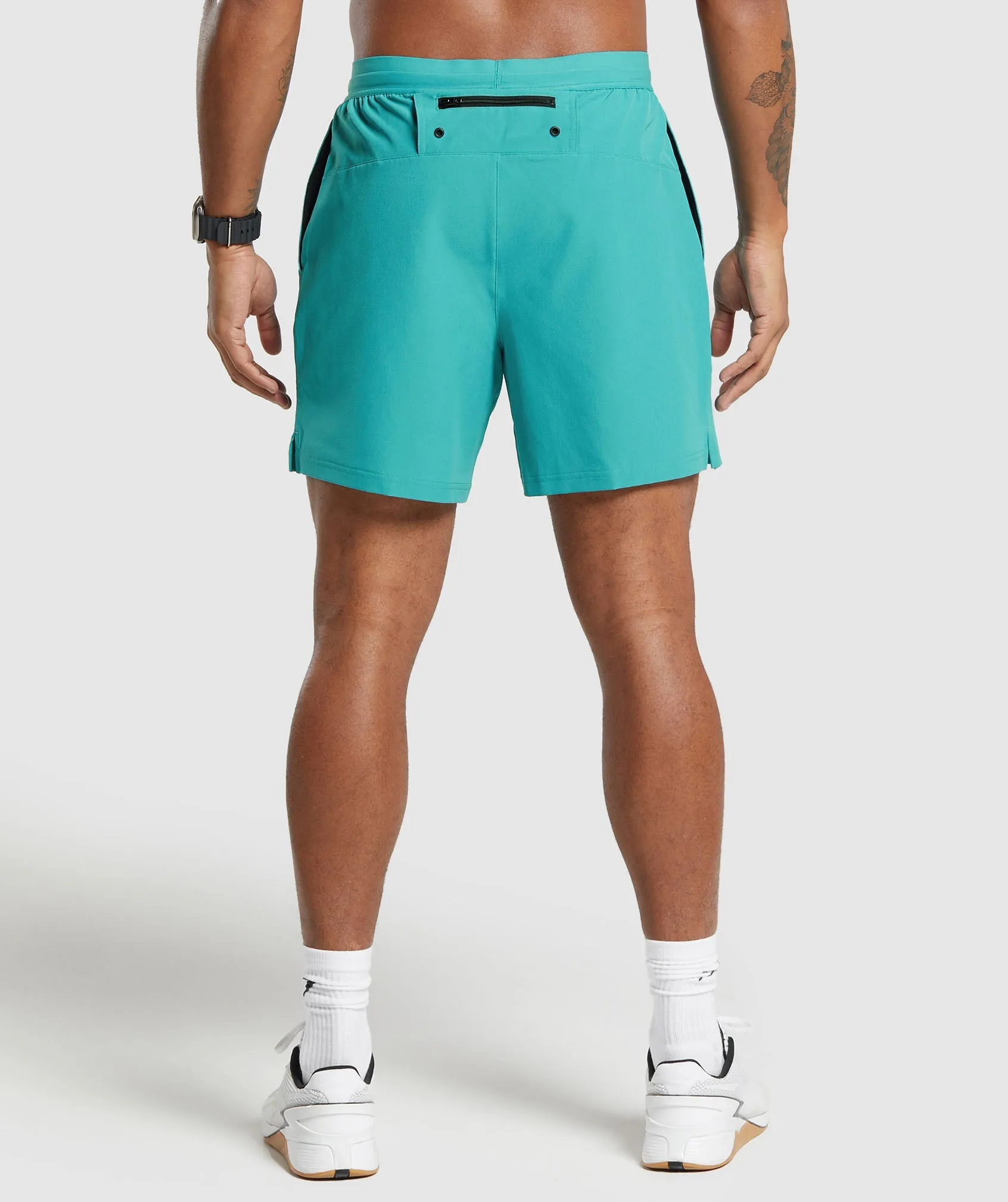Gymshark Land to Water 6" Shorts - Bondi Teal sold by Gymshark product image thumbnail 2